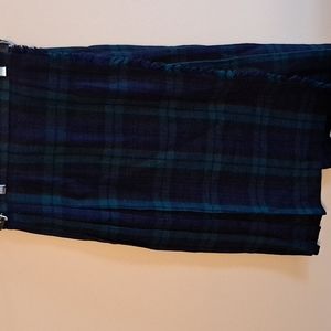 100% wool pleated skirt